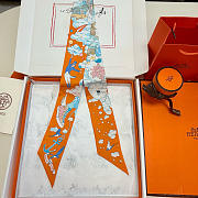 Hermes Sur Mon Nuage Twilly Orange -  5x86cm - 4