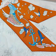 Hermes Sur Mon Nuage Twilly Orange -  5x86cm - 2