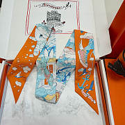 Hermes Sur Mon Nuage Twilly Orange -  5x86cm - 3