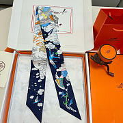 Hermes Sur Mon Nuage Twilly Navy - 5x86cm - 2
