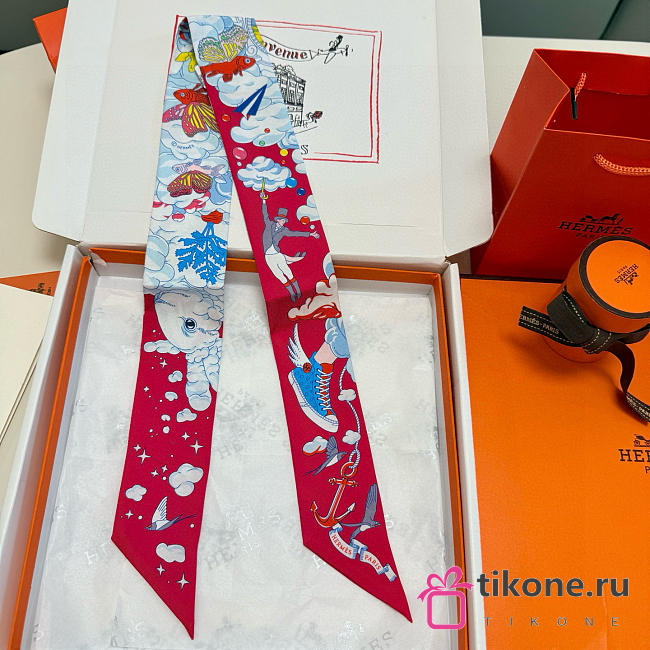Hermes Sur Mon Nuage Twilly Pink - 5x86cm - 1