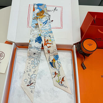 Hermes Sur Mon Nuage Twilly White - 5x86cm