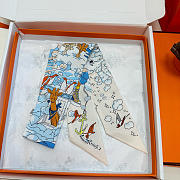 Hermes Sur Mon Nuage Twilly White - 5x86cm - 2