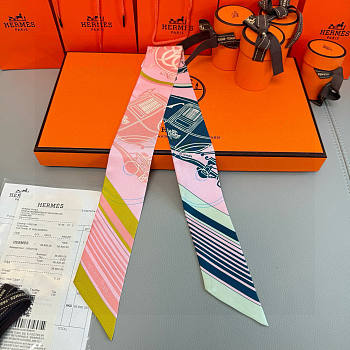 Hermes Ex-Libris Twilly Pink - 5x86cm