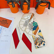 Hermes Springs Springs Twilly Red - 5x86cm - 6