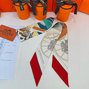 Hermes Springs Springs Twilly Red - 5x86cm - 5