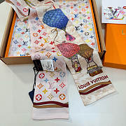 LV Up and Away Bandeau Light Pink M77680 - 8x120cm - 5