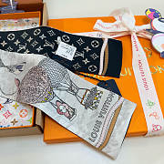 LV Up and Away Bandeau Black M79548 - 8x120cm - 6