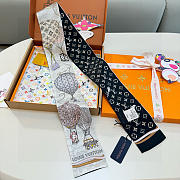 LV Up and Away Bandeau Black M79548 - 8x120cm - 5