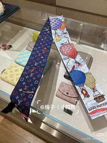 LV Up and Away Bandeau Navy - 8x120cm