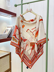 Hermes A Toute Allure Scarf 90 Orange - 1