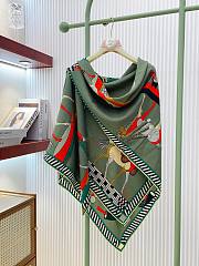 Hermes A Toute Allure Scarf 90 Green - 2