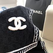 Chanel Cashmere Silk CC Knitted Scarf Black - 35x195cm - 5