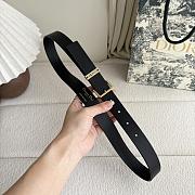 Dior Night Code Belt Black Smooth Calfskin 25mm - 6