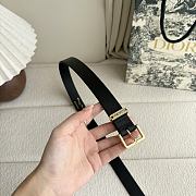 Dior Night Code Belt Black Smooth Calfskin 25mm - 4
