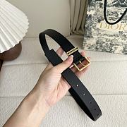 Dior Night Code Belt Black Smooth Calfskin 25mm - 2