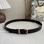 Dior Night Code Belt Black Smooth Calfskin 25mm - 1