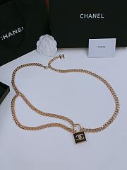 Chanel Chain Belt Metal & Lambskin Golden & Black - 1