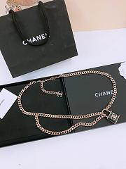 Chanel Chain Belt Metal & Lambskin Golden & Black - 3