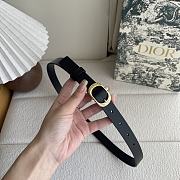 Dior Chic Belt Black Smooth Calfskin 20mm - 4