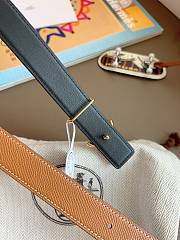 Hermes Ancre Marin Belt Buckle & Reversible Leather Strap 24mm Swift Epsom Black/Brown Gold - 2