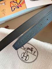 Hermes Ancre Marin Belt Buckle & Reversible Leather Strap 24mm Swift Epsom Black Gold - 4