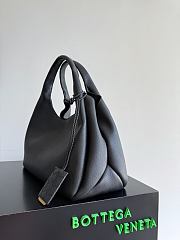 Bottega Veneta Large Campana Black Grained Leather - 39x24x18.5cm - 5
