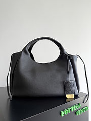 Bottega Veneta Large Campana Black Grained Leather - 39x24x18.5cm - 2