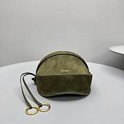 Alaia Hip Bag In Nubuck Khaki - 20x16x11cm - 3