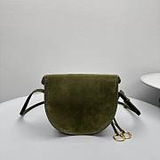 Alaia Hip Bag In Nubuck Khaki - 20x16x11cm - 5