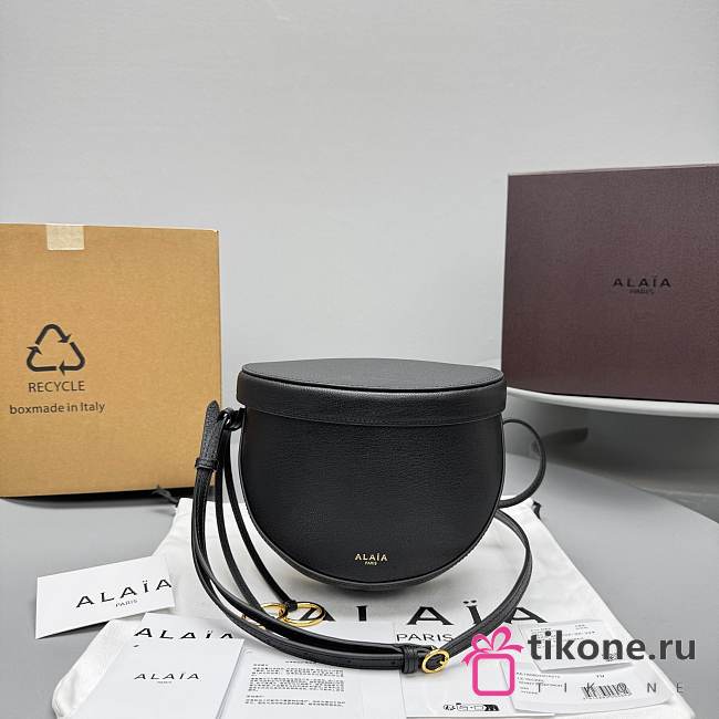 Alaia Hip Bag In Goatskin Black - 20x16x11cm - 1