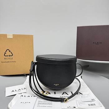 Alaia Hip Bag In Goatskin Black - 20x16x11cm