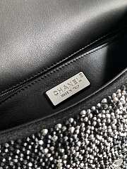 Chanel Flap Bag Sequins & Silver Tone Metal - 20x10x7cm - 6