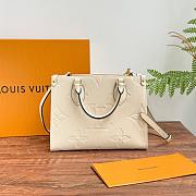LV Onthego PM Monogram Empreinte Leather Cream M46569 - 25x19x11.5cm - 2