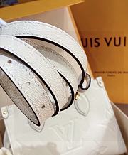 LV Onthego PM Monogram Empreinte Leather White - 25x19x11.5cm - 4