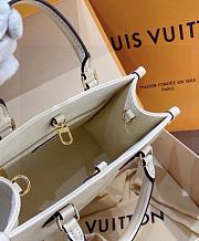 LV Onthego PM Monogram Empreinte Leather White - 25x19x11.5cm - 2
