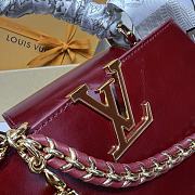 LV Capucines East West BB Red M25492 - 26.5x14x8cm - 2