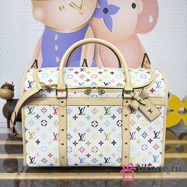 LVxTM Dog Bag Other Monogram Canvas White M13741 - 44x32x23cm - 1