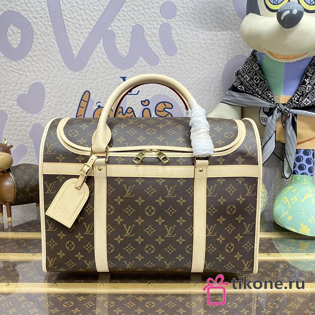 LV Dog Bag Monogram Coated Canvas M45662 -  44x32x23cm - 1