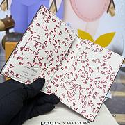 LV Travels With Grace Coddington Passport Cover M25753 - 14x10x2.5cm - 6