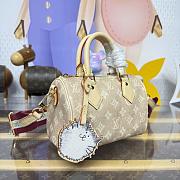 LV Travels With Grace Coddington Speedy Bandouliere 20 Meowgram M15151 - 20.5x13.5x12cm - 4