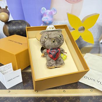 LV Louis Bear Bag Charm Red M03176