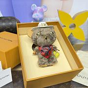 LV Louis Bear Bag Charm Red M03176 - 5