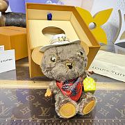 LV Louis Bear Bag Charm Red M03176 - 4