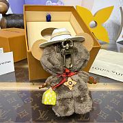LV Louis Bear Bag Charm Red M03176 - 3