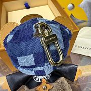 LV Louis Bear Bag Charm Black M03206 - 2