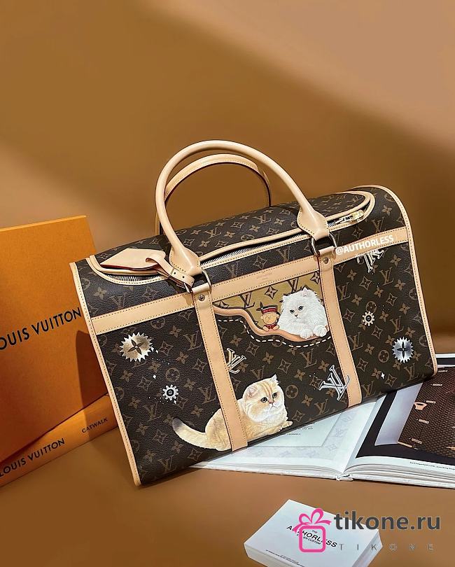 LV Travels With Grace Coddington Dog Bag - 44x32x23cm - 1