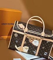 LV Travels With Grace Coddington Dog Bag - 44x32x23cm - 5