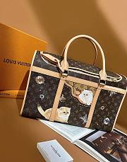 LV Travels With Grace Coddington Dog Bag - 44x32x23cm - 4