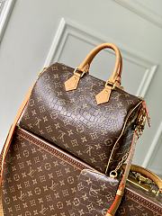 LV Speedy P9 30 Alligator Leather Chocolate - 32x22.5x18cm - 4